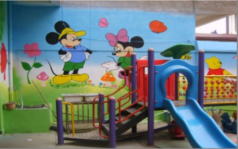 蒙城幼儿园室外彩绘